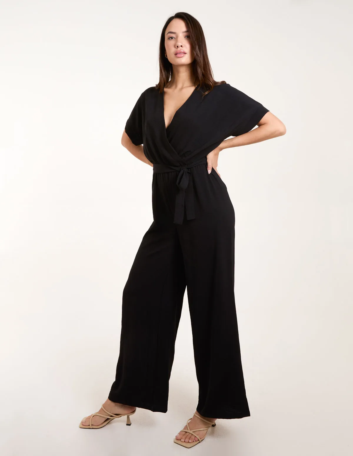 Wrap Belted Jumpsuit