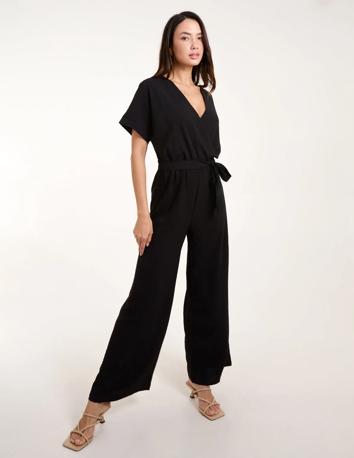 Wrap Belted Jumpsuit