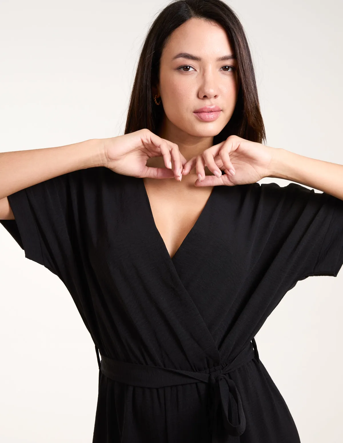 Wrap Belted Jumpsuit