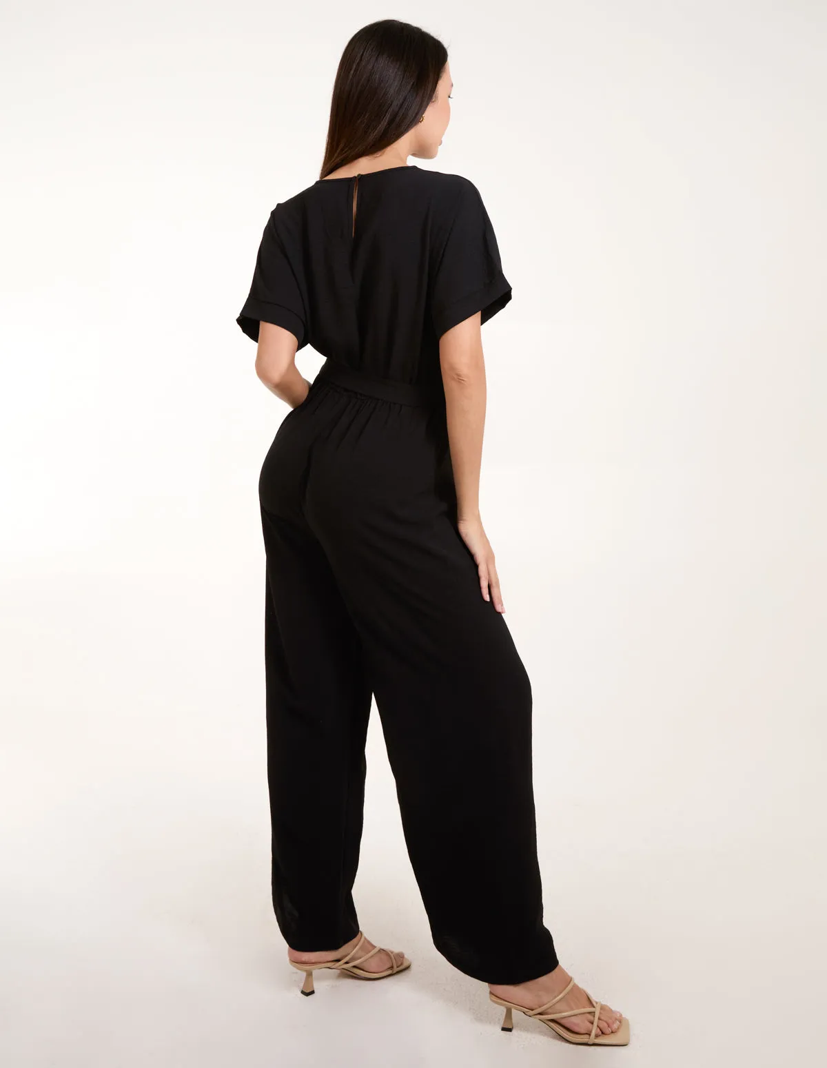 Wrap Belted Jumpsuit